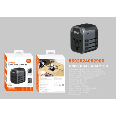 Sio SU03 Enchufe Internacional (1C2A)